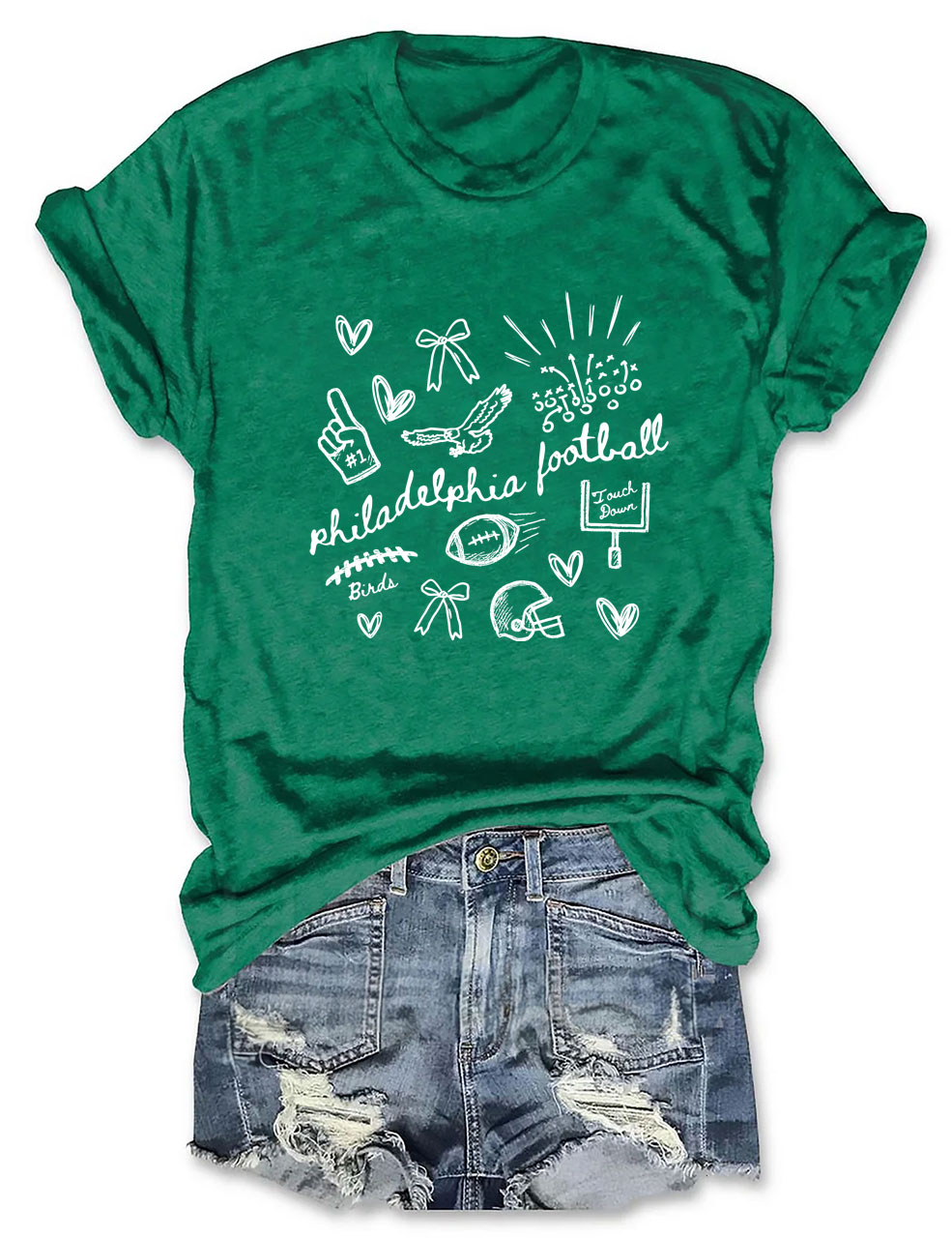 Trendy Philadelphia Football T-Shirt