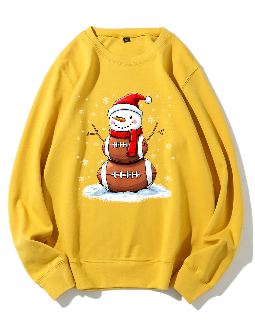 Football Christmas Snowman Sweatshirt