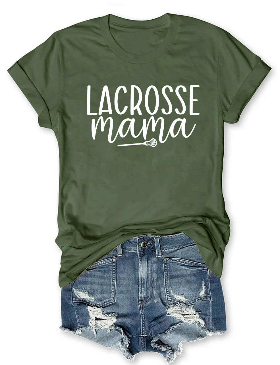 Lacrosse Mama Funny T-shirt