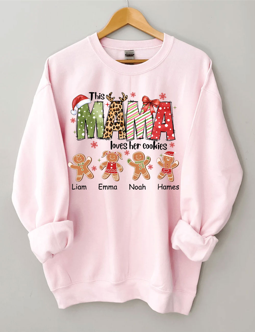 Custom This Mama Loves Her Cookies Christmas Sweatshirt