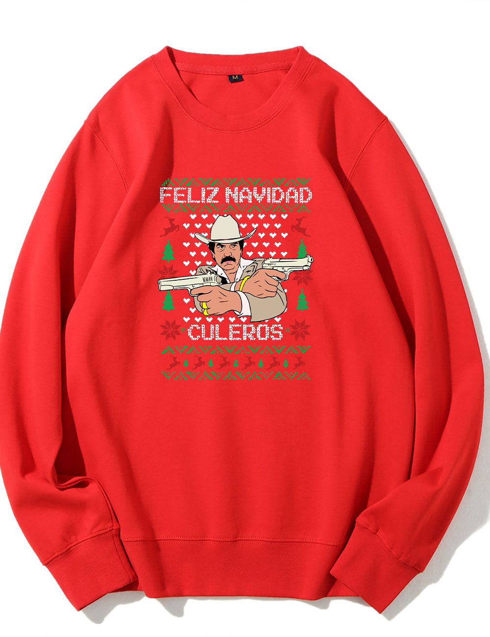 Beto El Mero Le��n del Corrido Quintanilla Christmas Sweatshirt