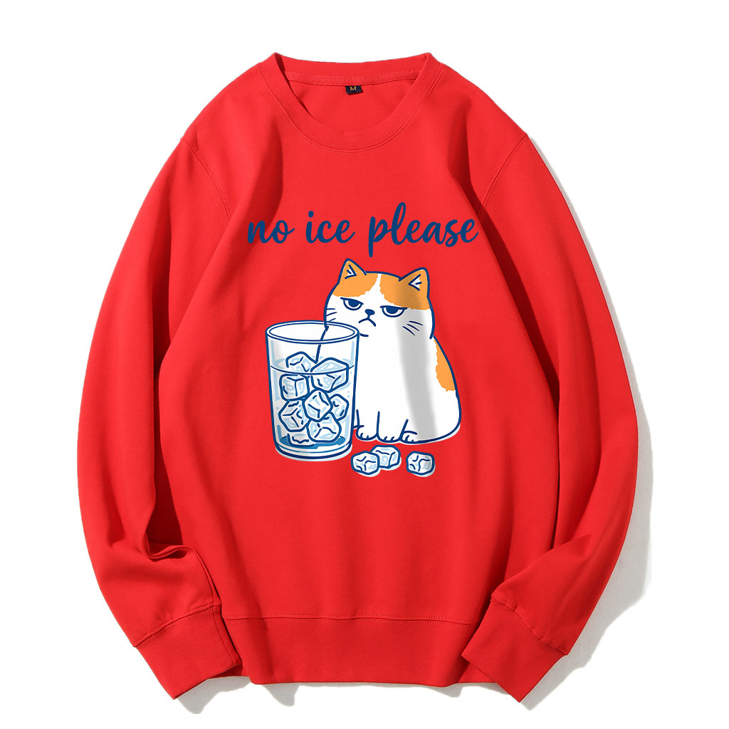 No ICE Please Cat Funny Sweatshirt