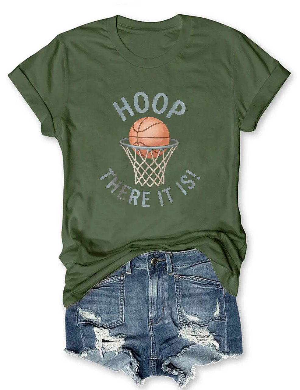 Hoop There It Is Basketball T-Shirt