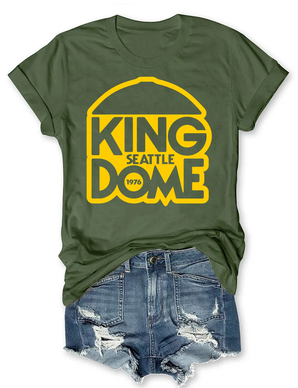 The Kingdome 1976 Baseball T-shirt