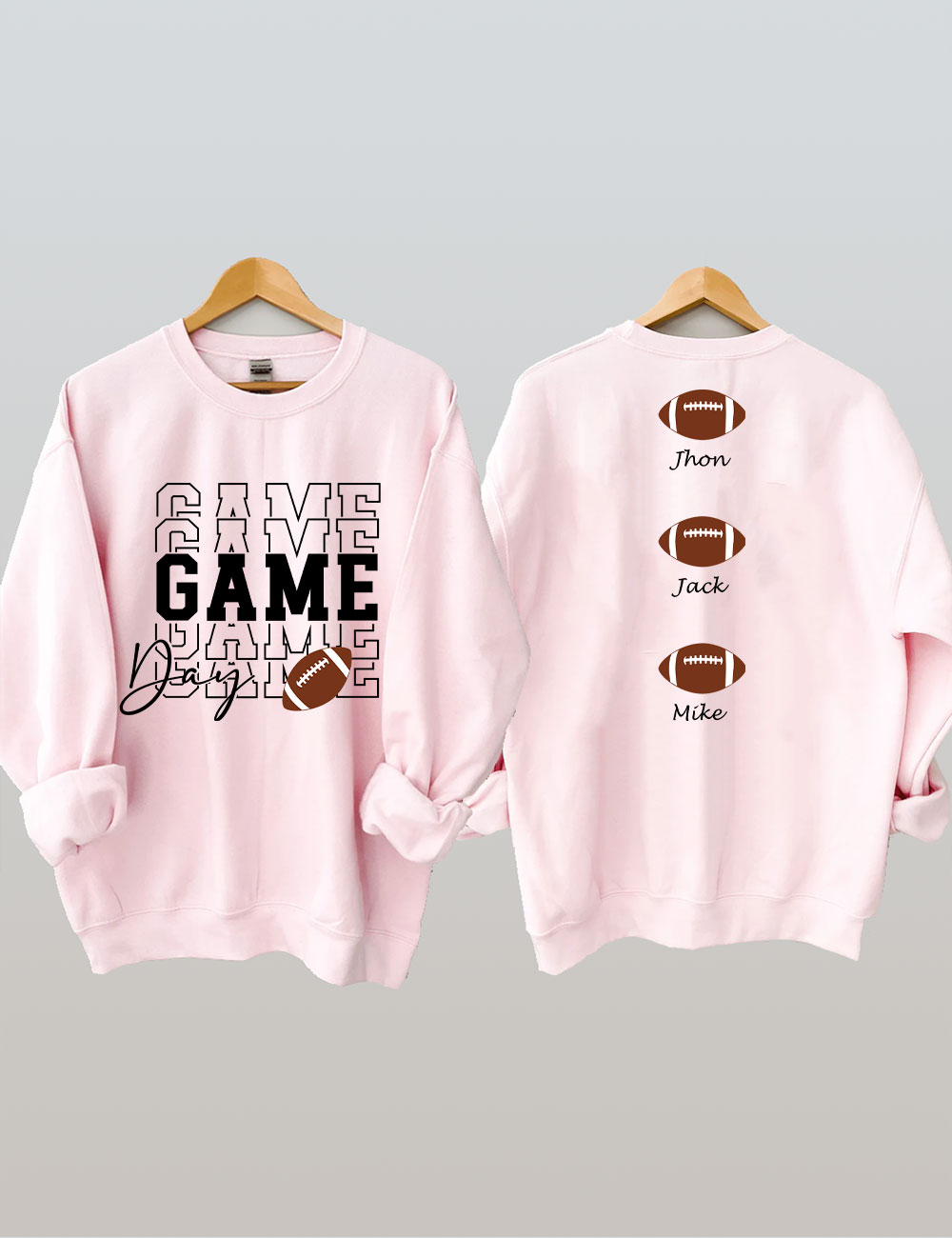 Custom Football Game Day Sweatshirt