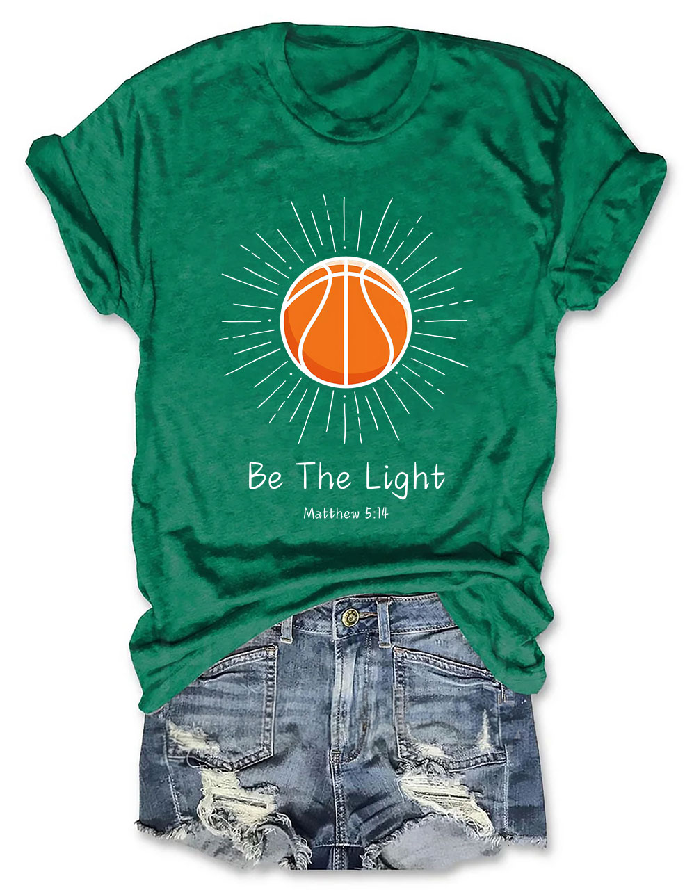 Be The Light Basketball T-shirt