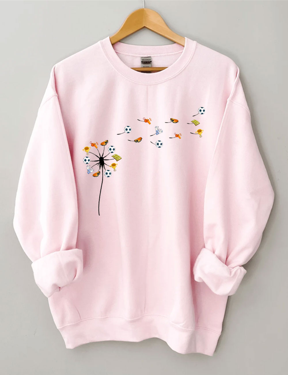 Soccer Dandelion Funny Sweatshirt