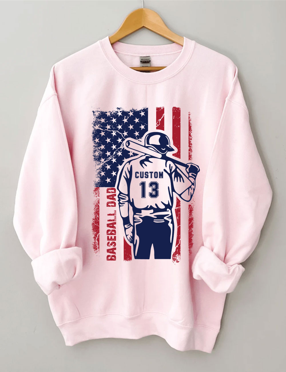 Custom Baseball Dad Sweatshirt