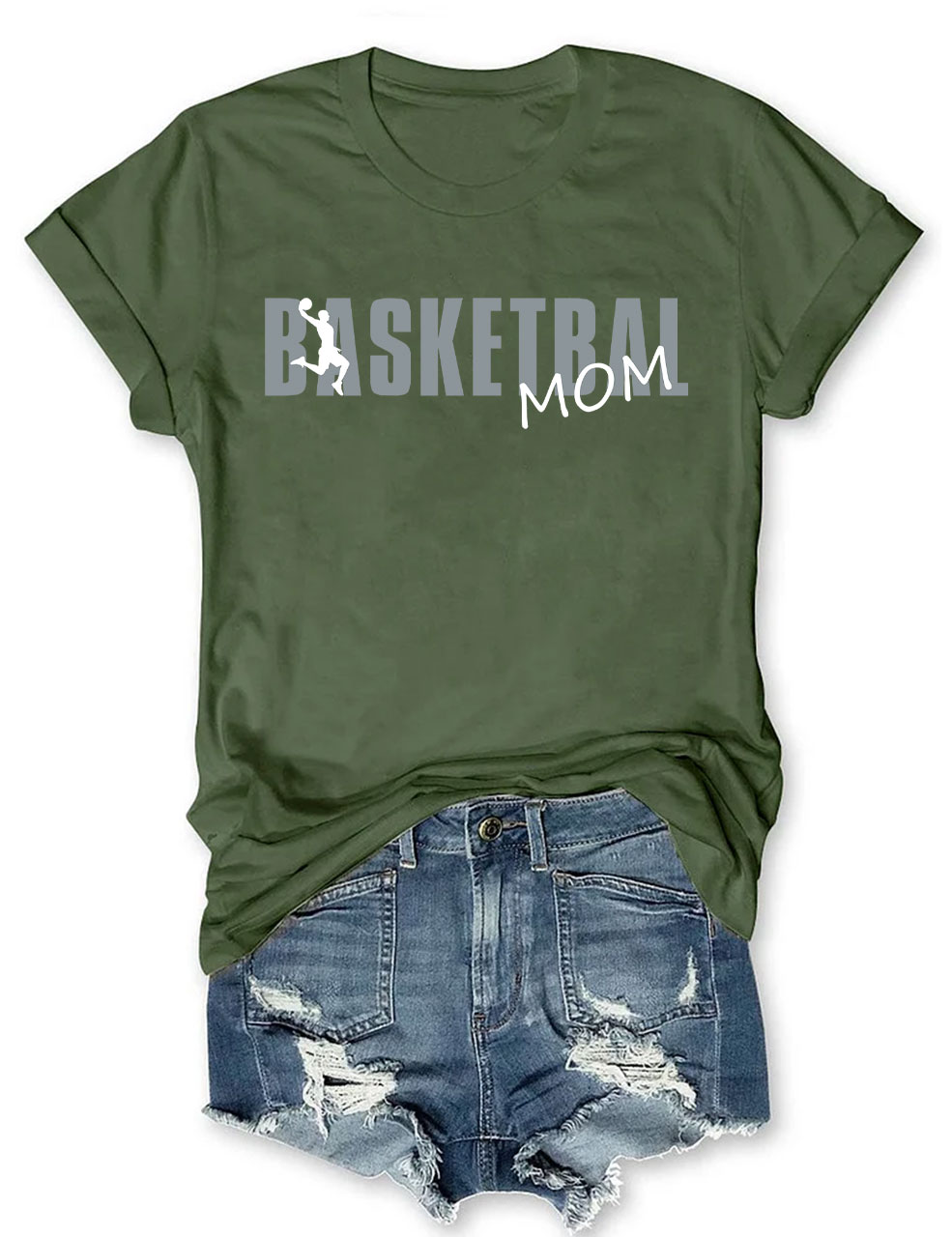 Custom Basketball Mom T-shirt