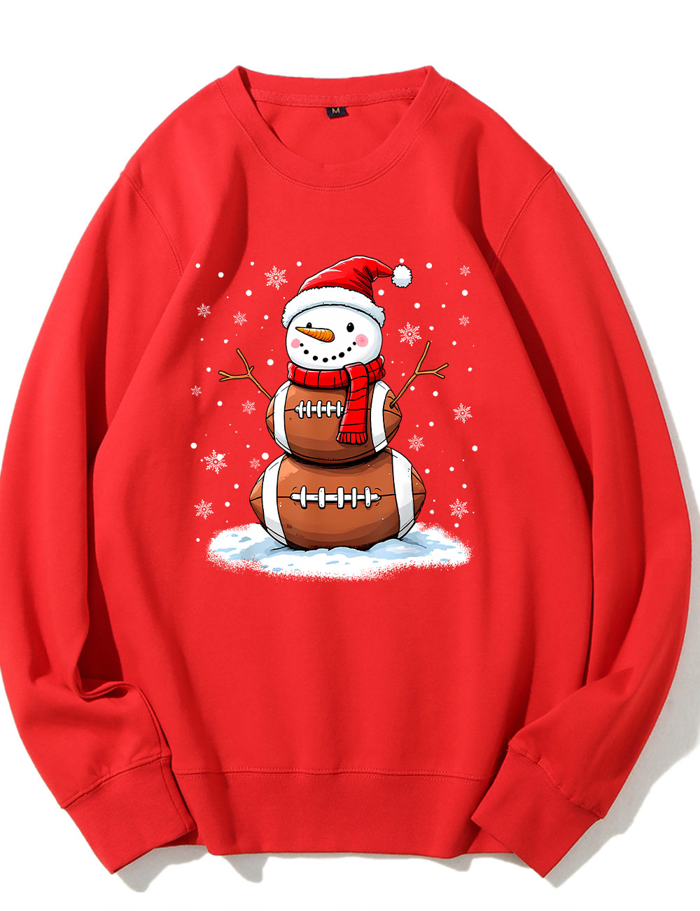 Football Christmas Snowman Sweatshirt
