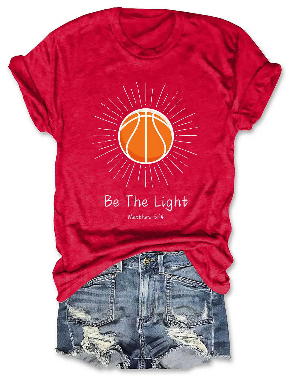 Be The Light Basketball T-shirt