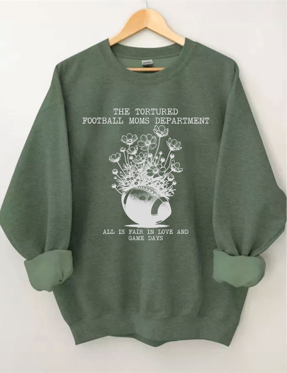 Tortured Football Moms Department Sweatshirt
