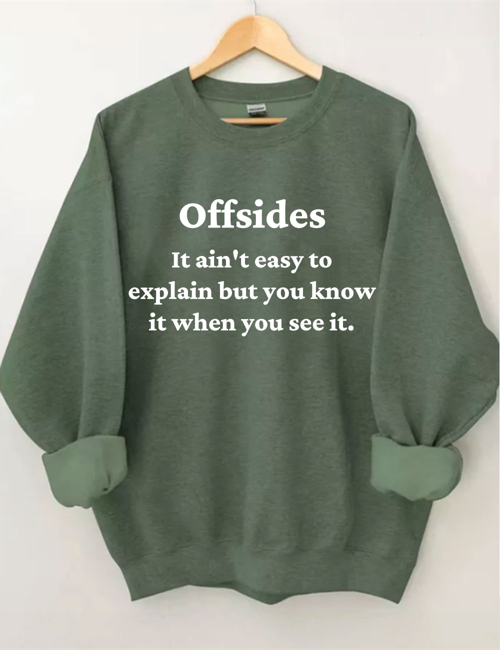 Offsides It Ain't Easy To Explain But You Know When You See It Shirts Funny Soccer Sweatshirt