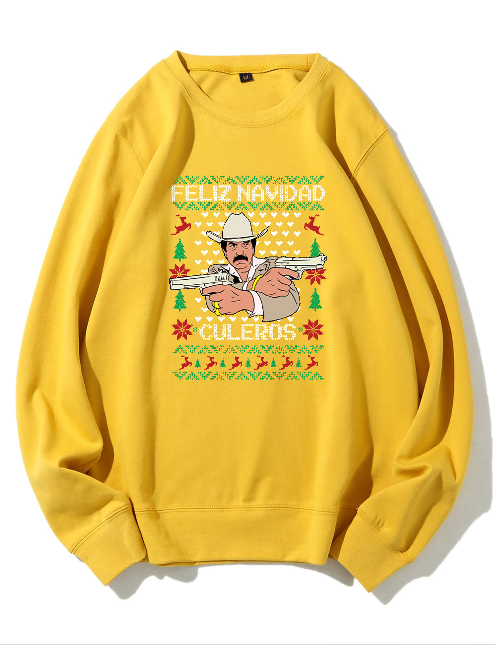 Beto El Mero Le��n del Corrido Quintanilla Christmas Sweatshirt