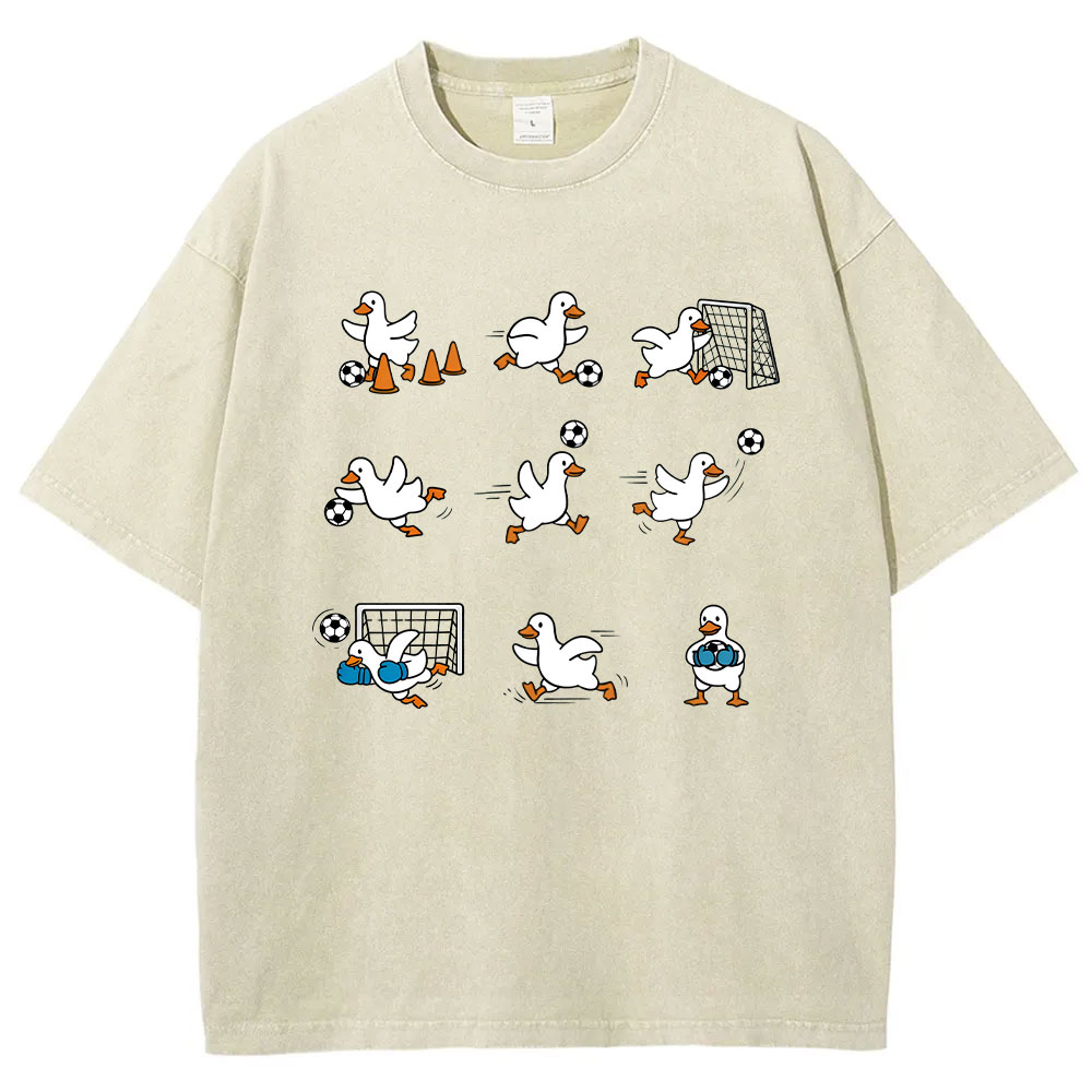 Funny Goose Soccer Washed T-shirt