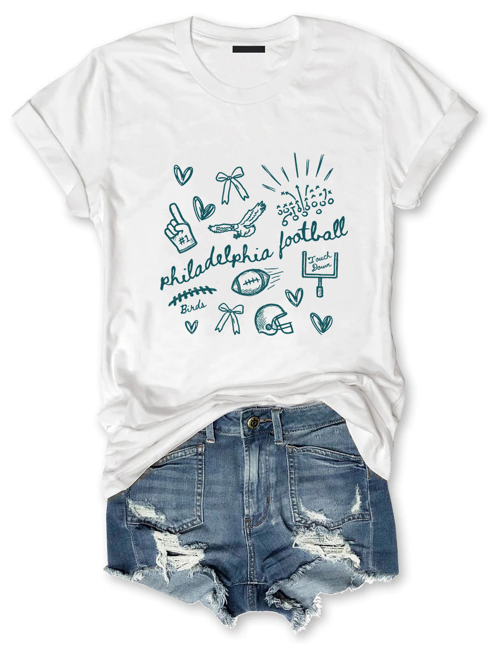 Trendy Philadelphia Football T-Shirt