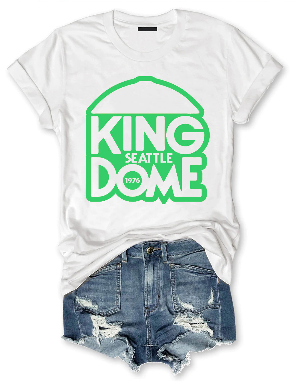 The Kingdome 1976 Baseball T-shirt