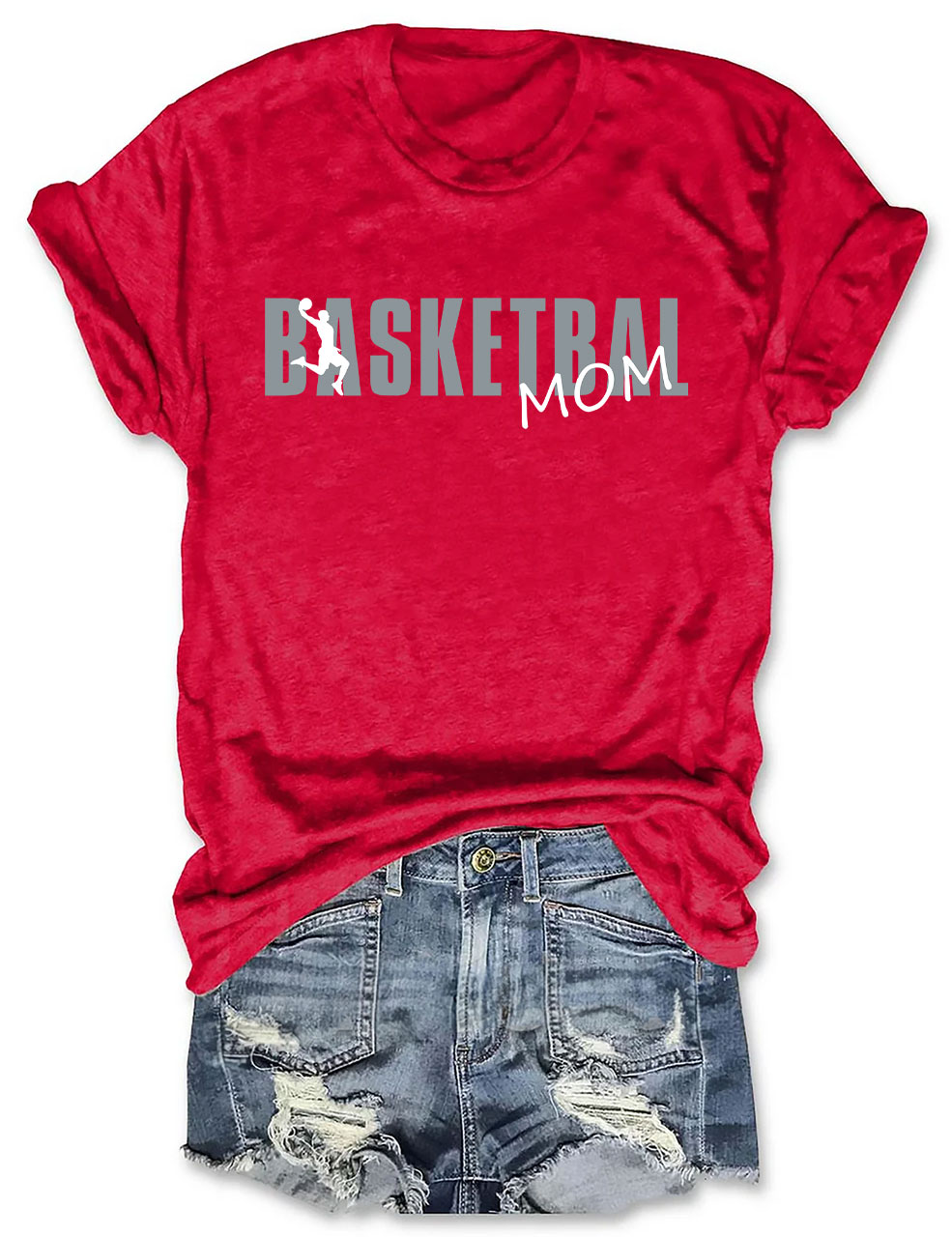 Custom Basketball Mom T-shirt