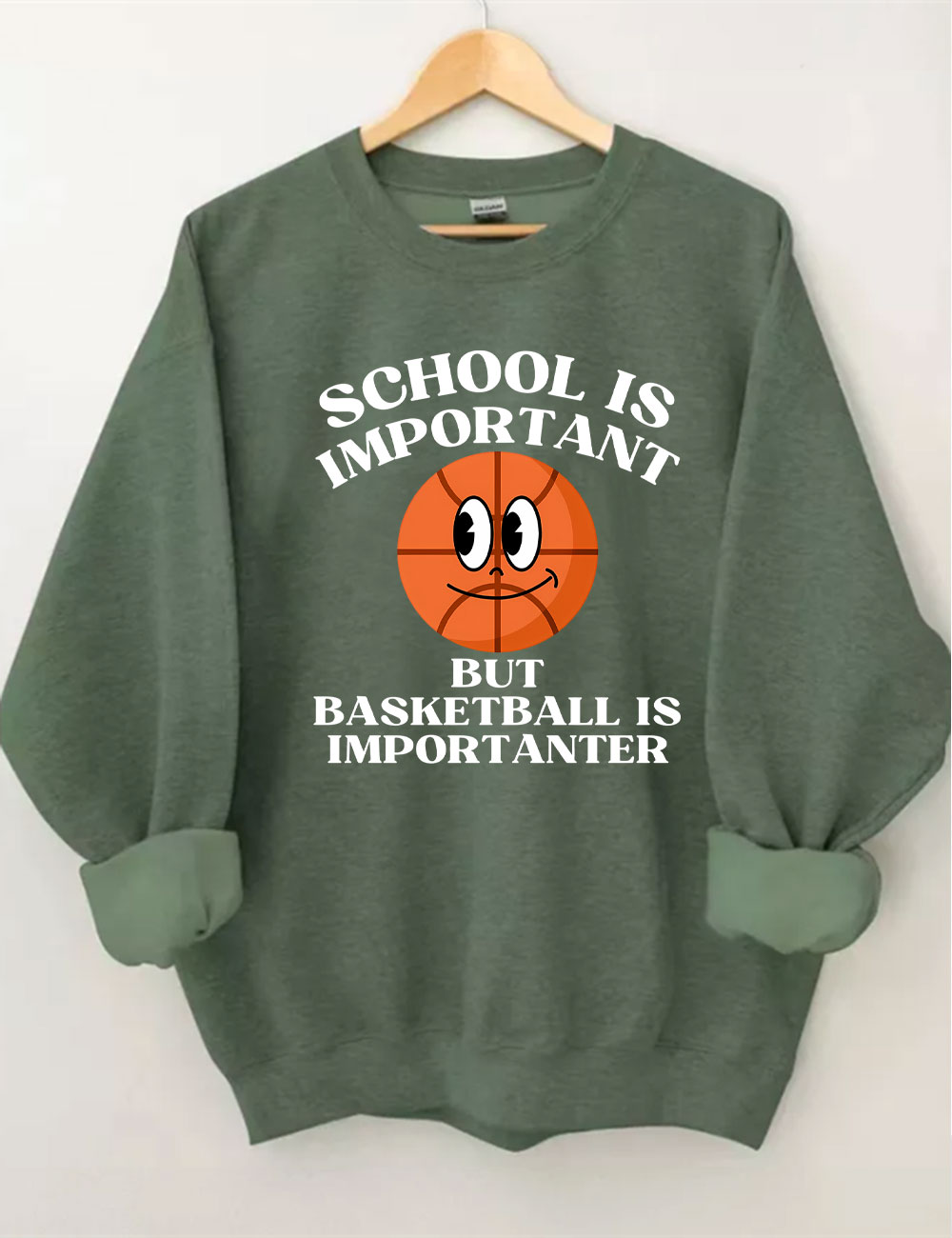School is Important But Basketball is Importanter Sweatshirt