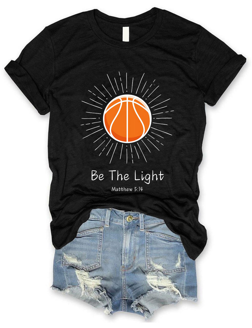 Be The Light Basketball T-shirt