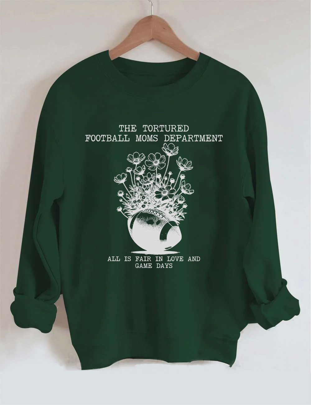 Tortured Football Moms Department Sweatshirt