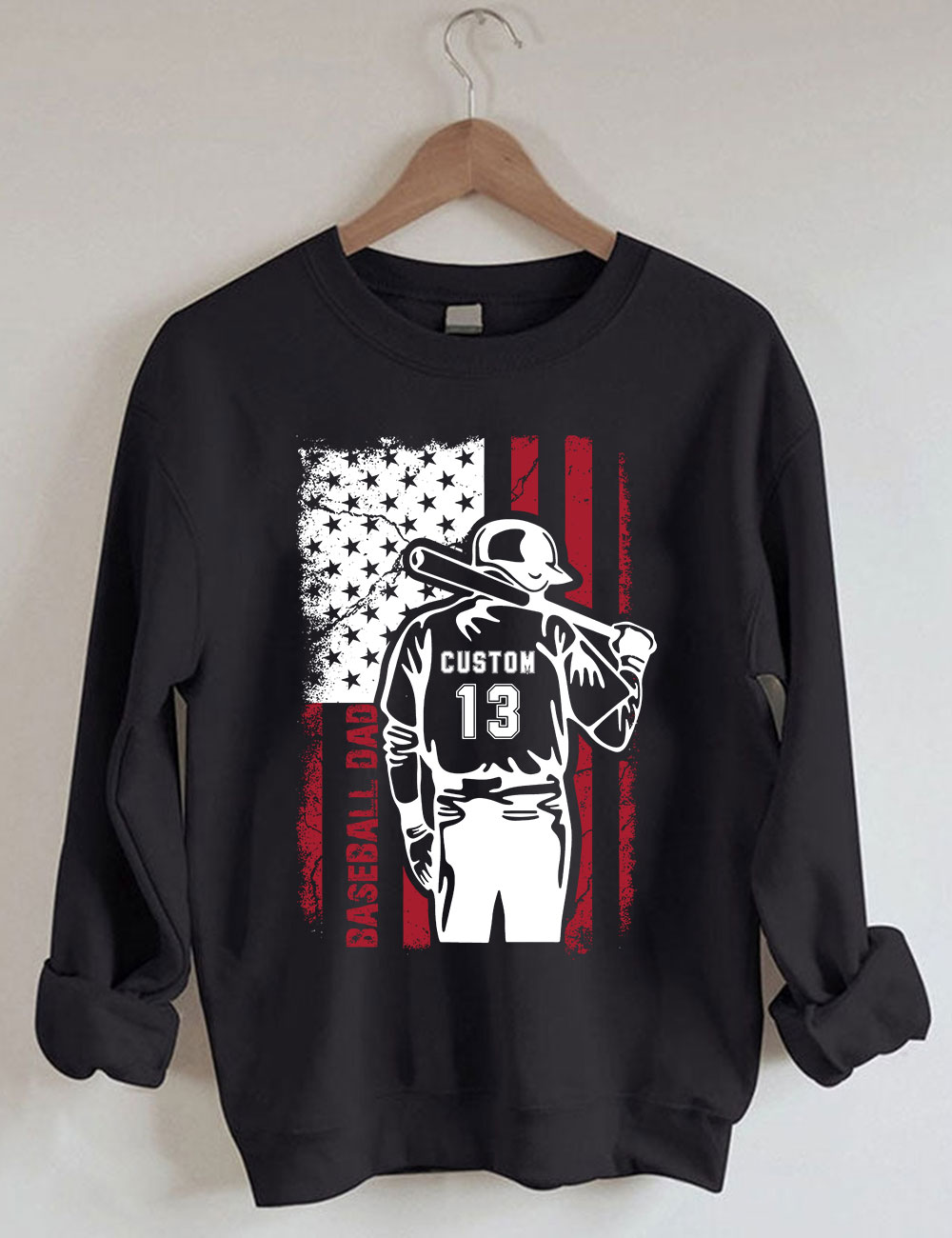 Custom Baseball Dad Sweatshirt