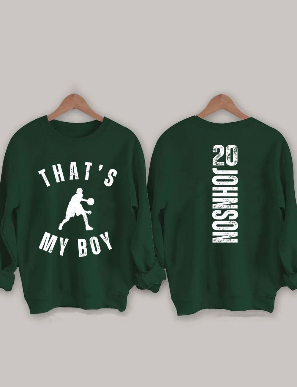 Custom That's My Boy Basketball Mom Sweatshirt