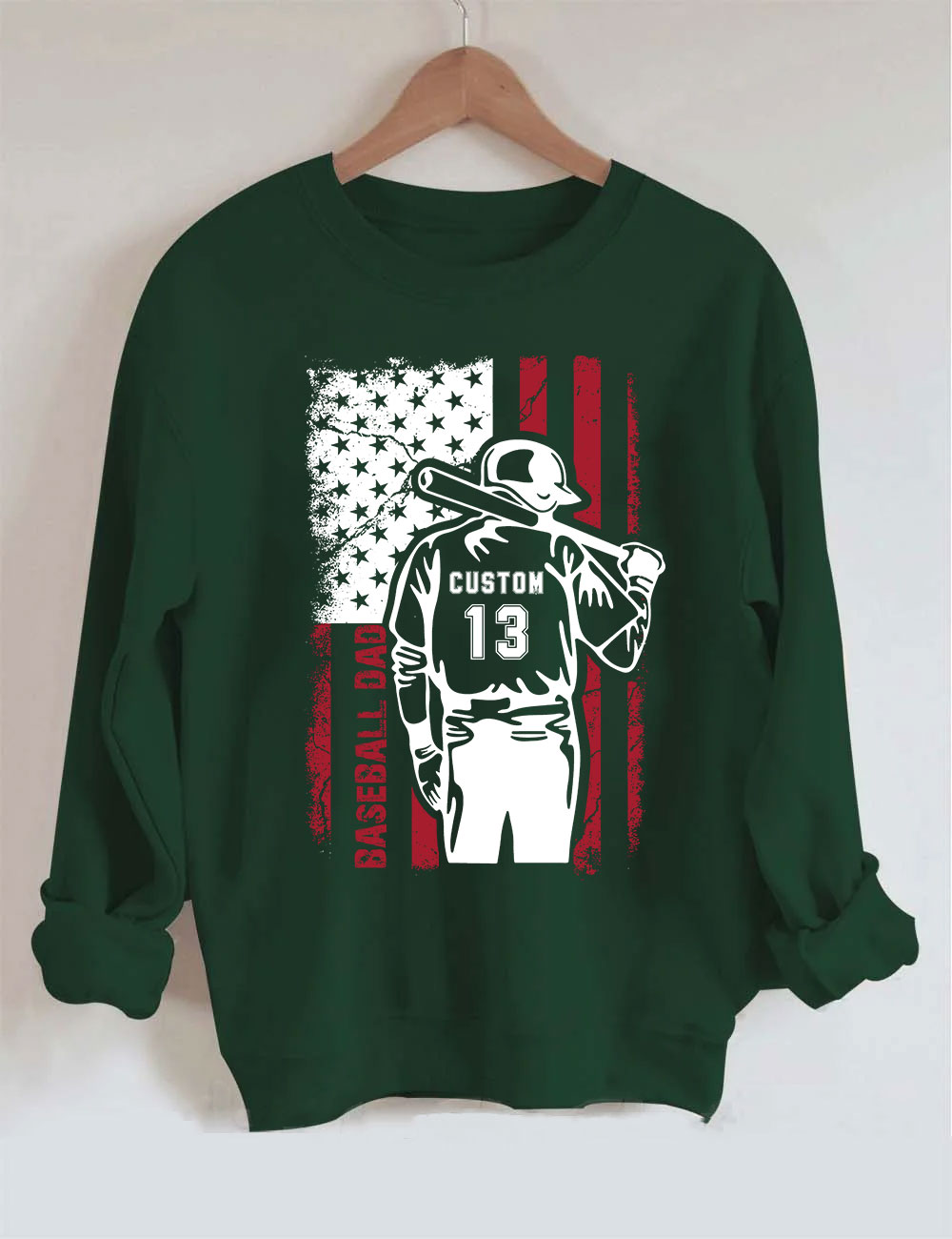 Custom Baseball Dad Sweatshirt