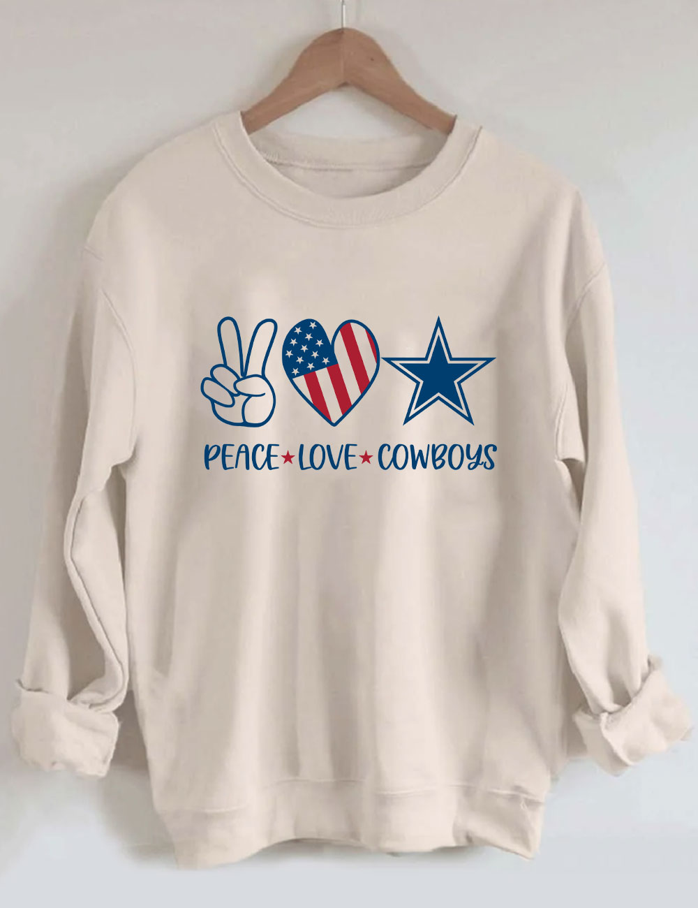 Peace Love Cowboys Sweatshirt