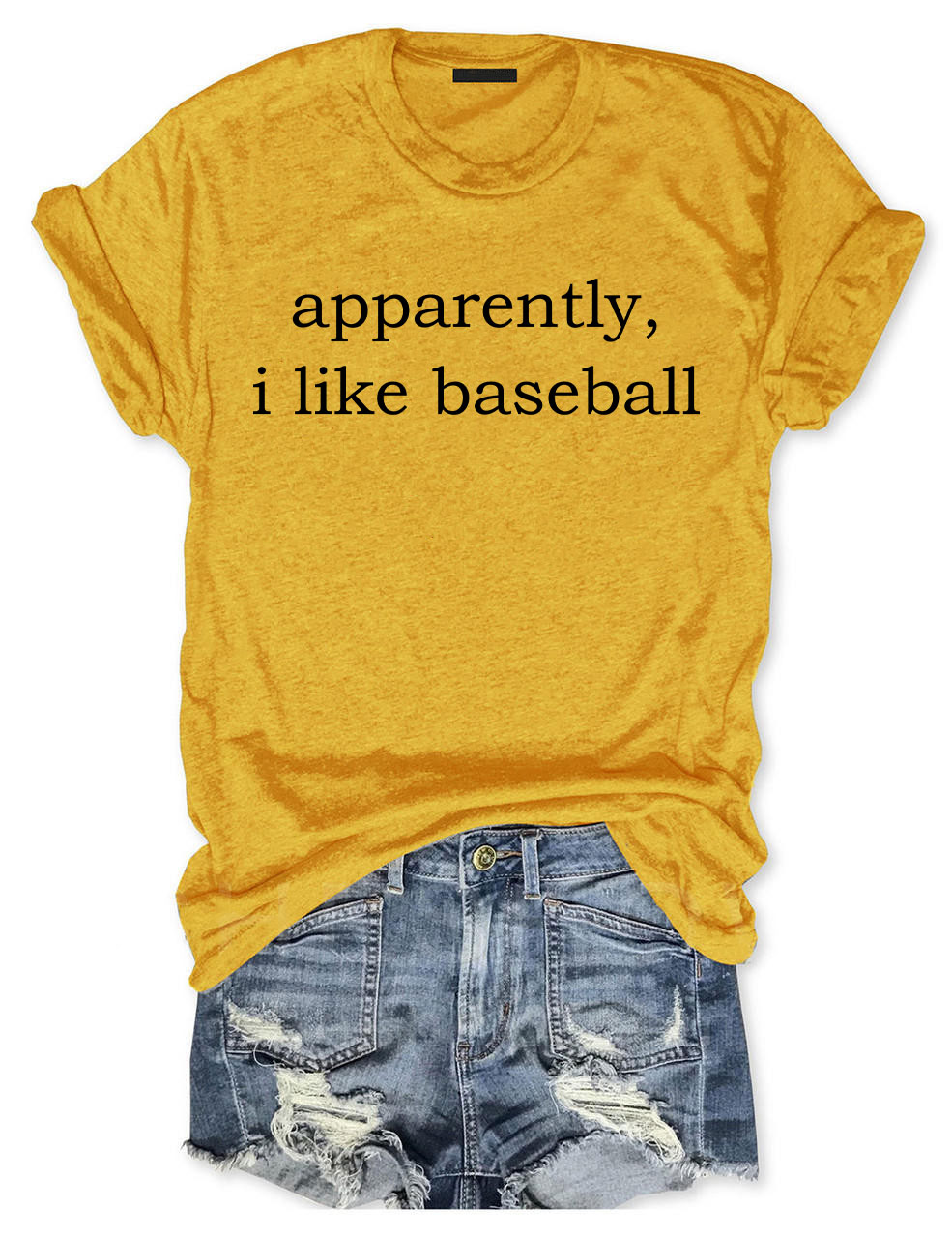 Apparently, I Like Baseball T-shirt