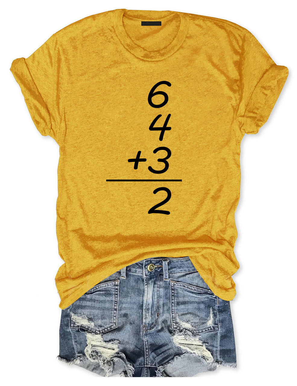 Double Play Baseball Math 6 4 3 2 tee Coach Softball Game T-Shirt