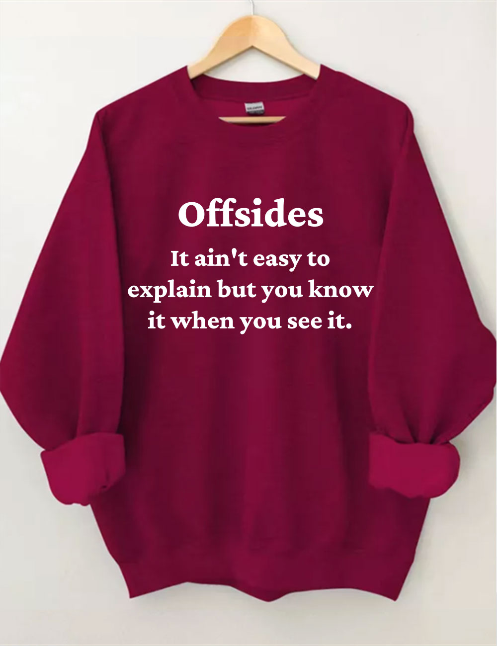 Offsides It Ain't Easy To Explain But You Know When You See It Shirts Funny Soccer Sweatshirt