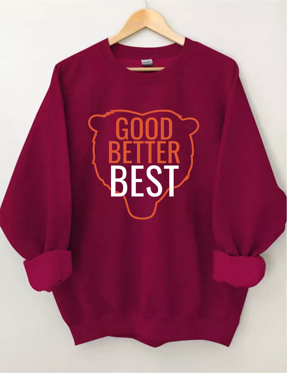 Chicago Football Good Better Best Funny Sweatshirt