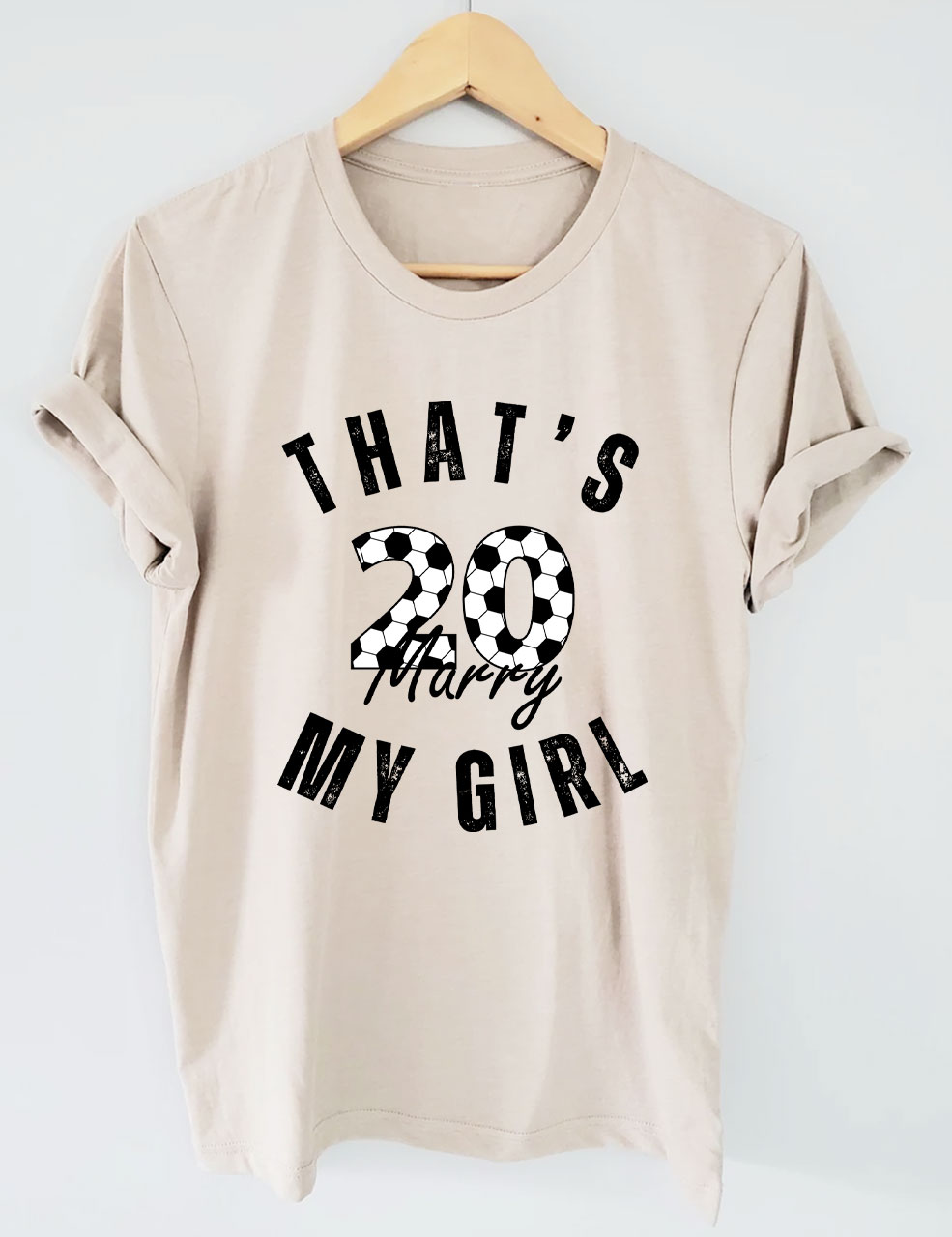 Custom That's My Girl Football T-shirt