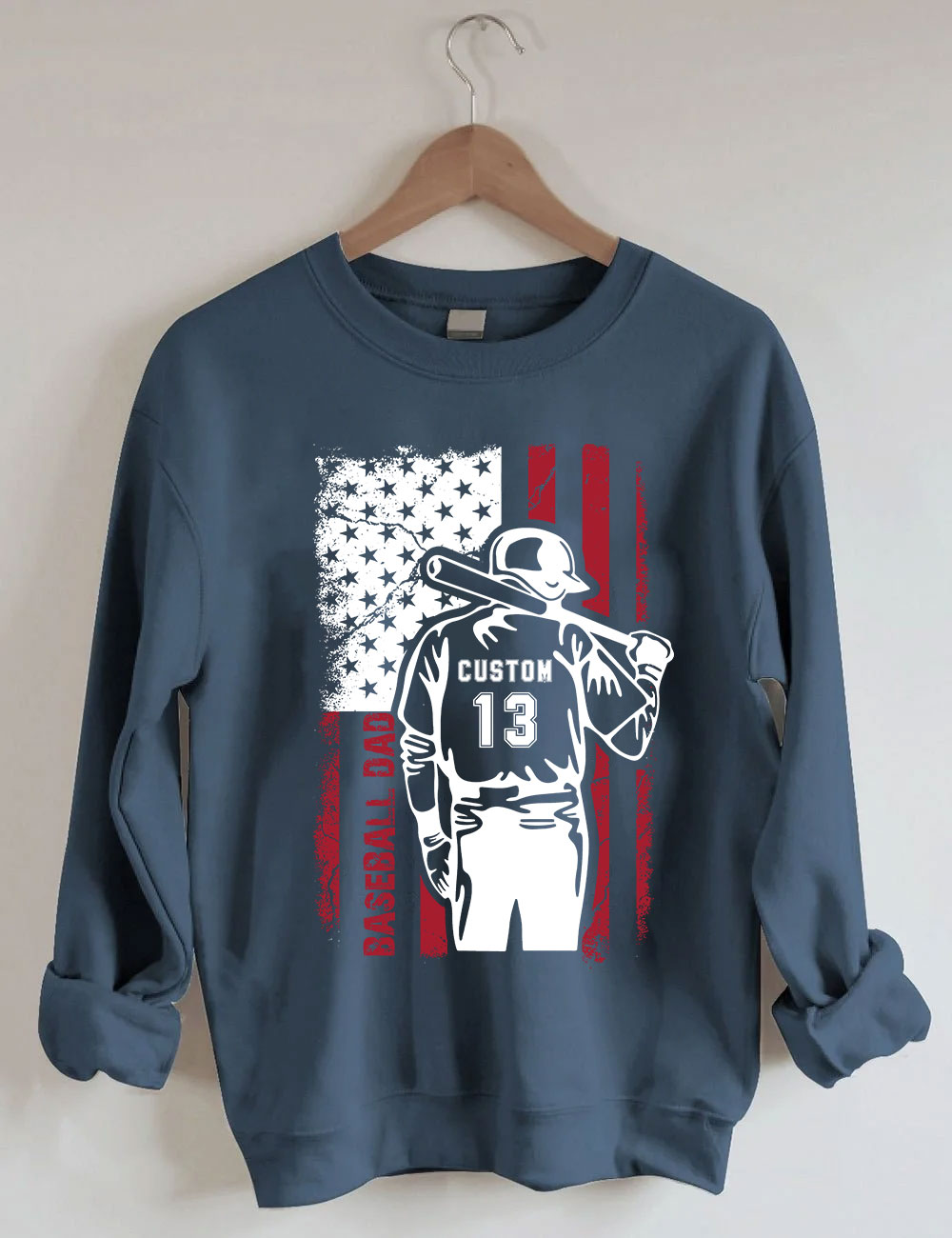 Custom Baseball Dad Sweatshirt