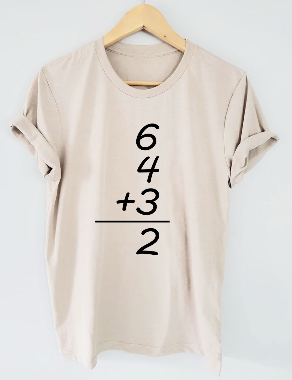 Double Play Baseball Math 6 4 3 2 tee Coach Softball Game T-Shirt