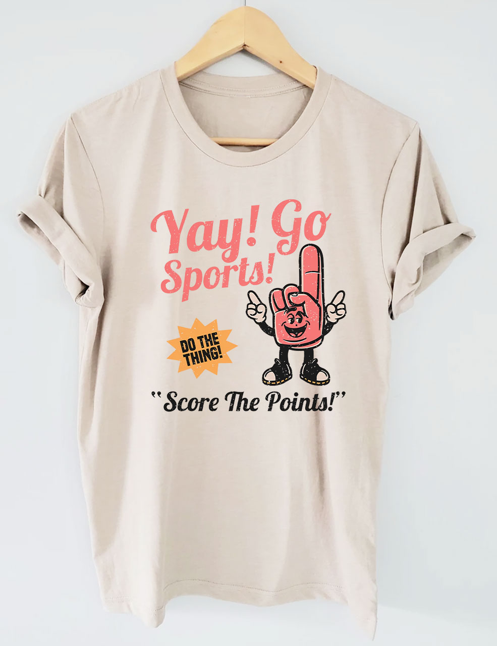 Yay! Go Sport Score The Points! Baseball Player T-Shirt
