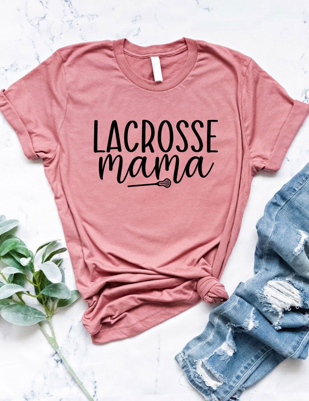 Lacrosse Mama Funny T-shirt