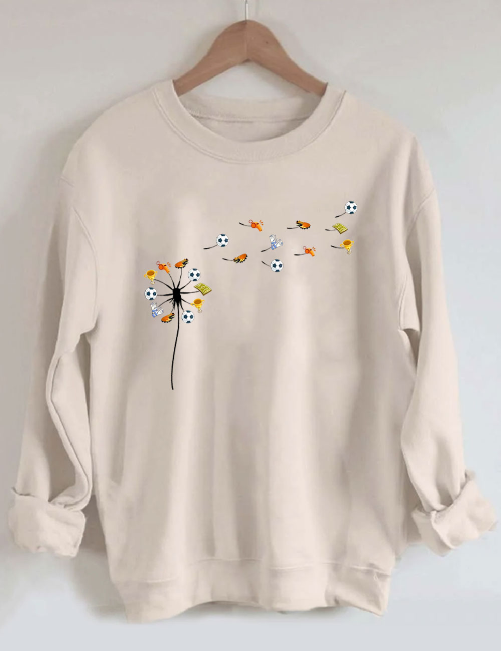 Soccer Dandelion Funny Sweatshirt