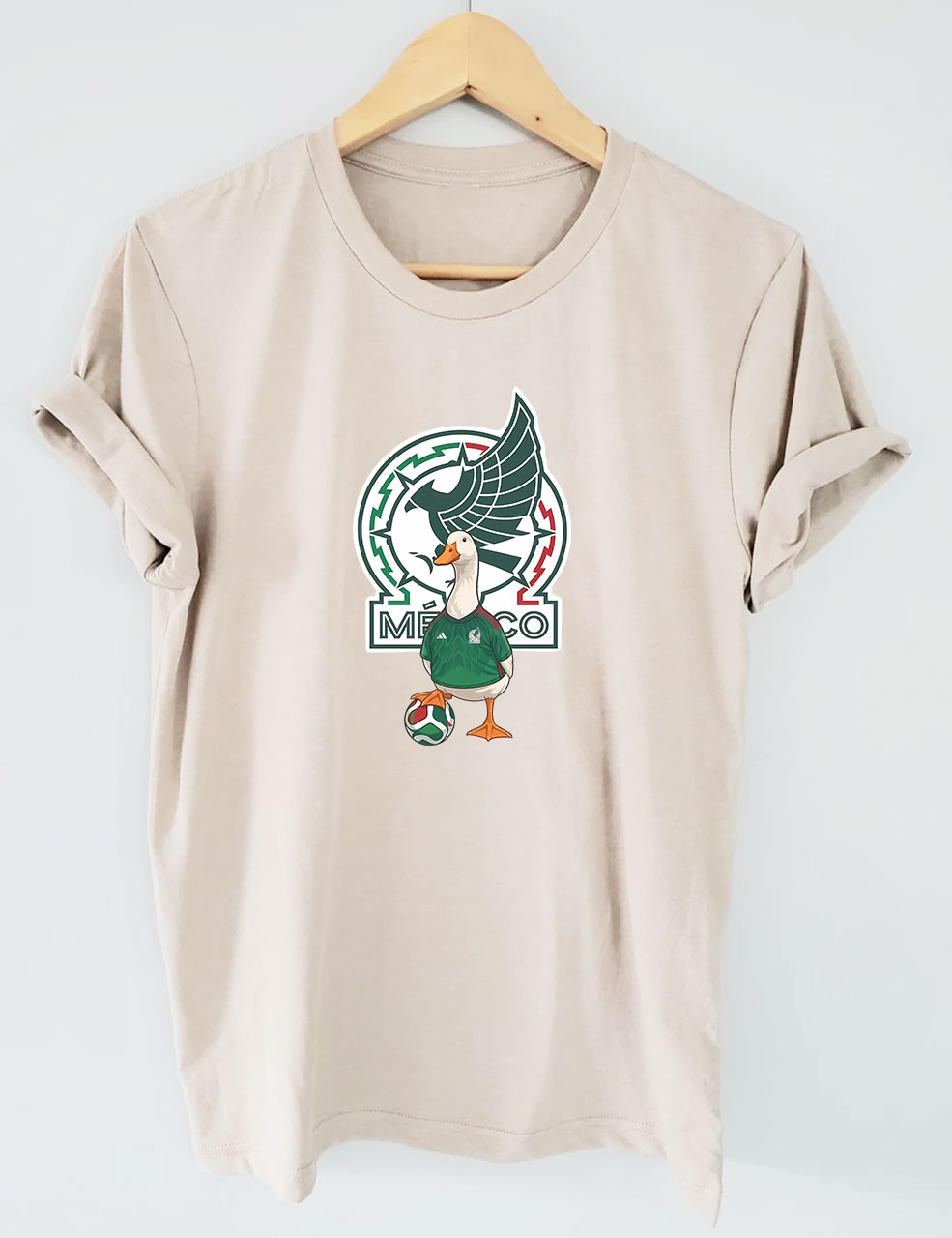 Mexico Soccer World Cup Merlin The Duck T-Shirt