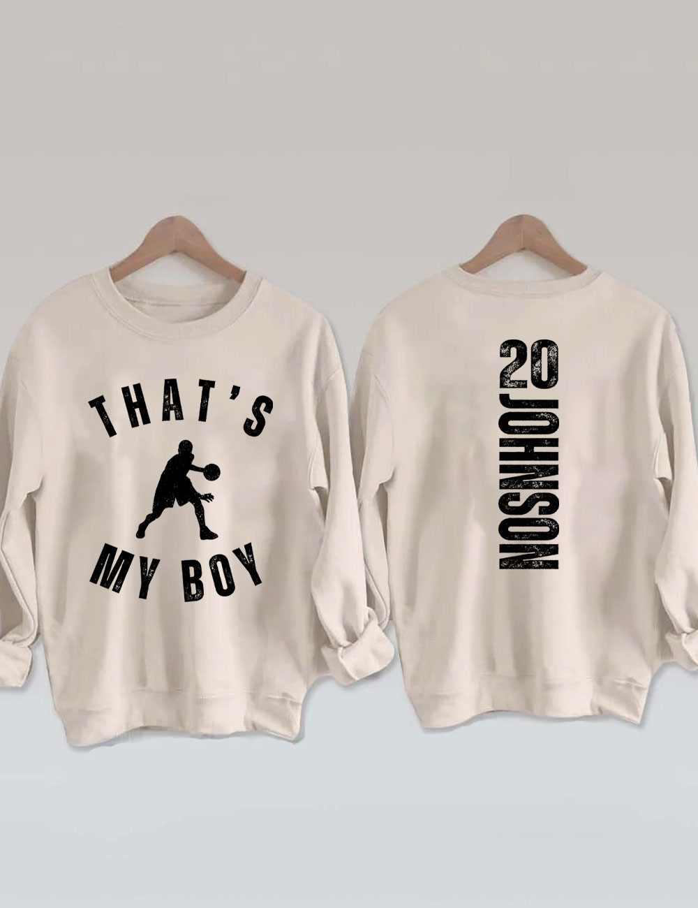 Custom That's My Boy Basketball Mom Sweatshirt
