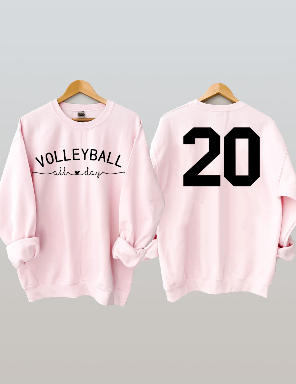 Volleyball All Day Custom Sweatshirt