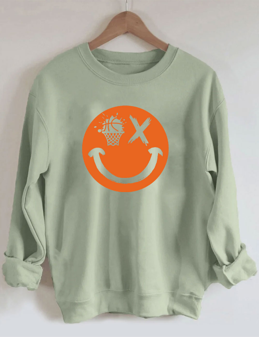 Basketball Smiling face Sweatshirt