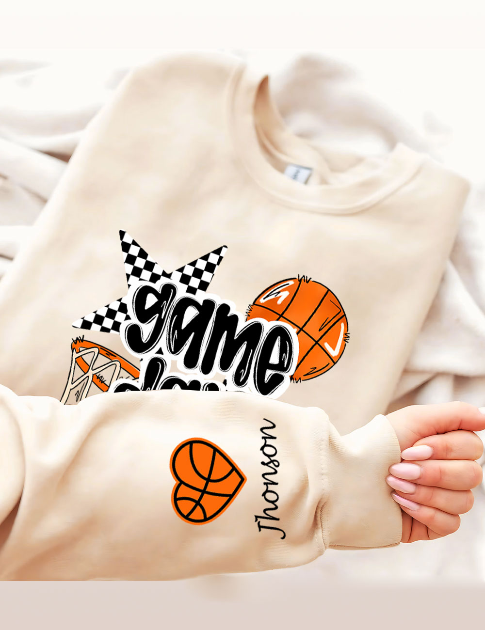 Custom Basketball Game Day Sweatshirt