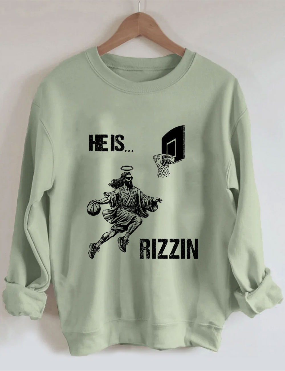 Funny Christian Basketball Sweatshirt