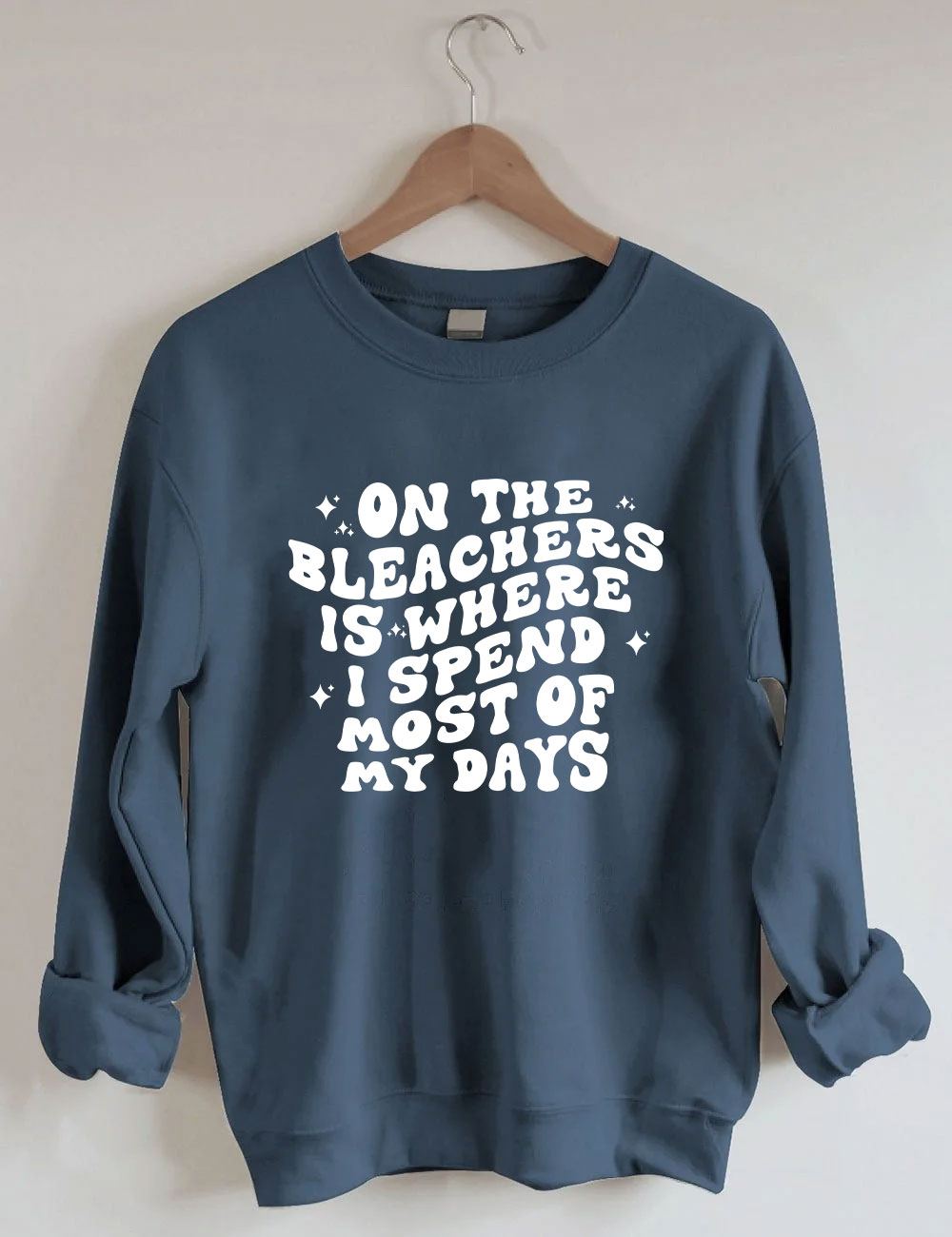 On The Bleachers Funny Basketball Sweatshirt