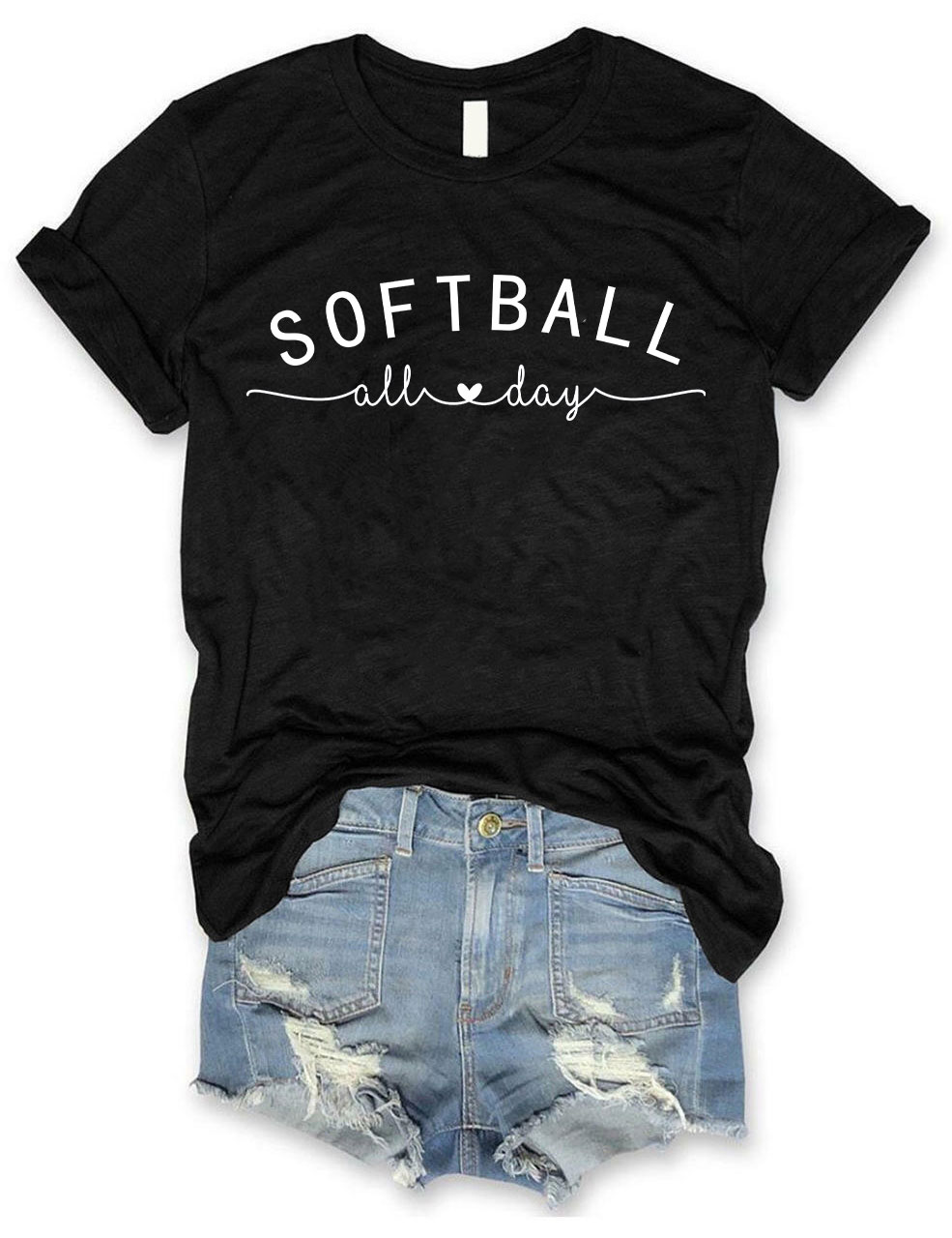 Softball All Day Custom T-shirt