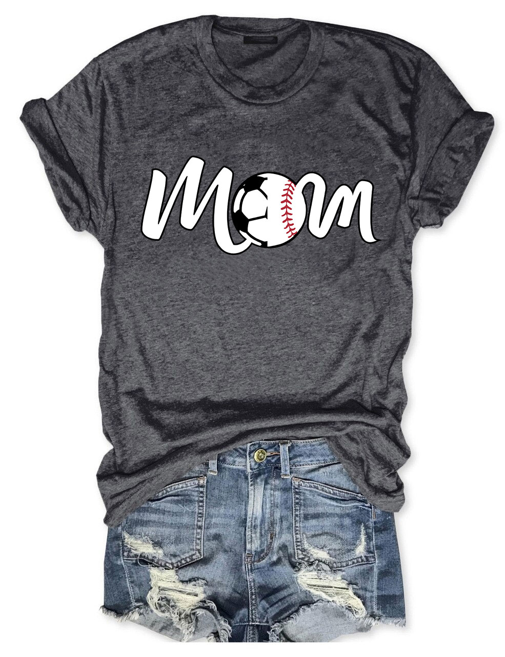 Soccer and Baseball Mom T-shirt