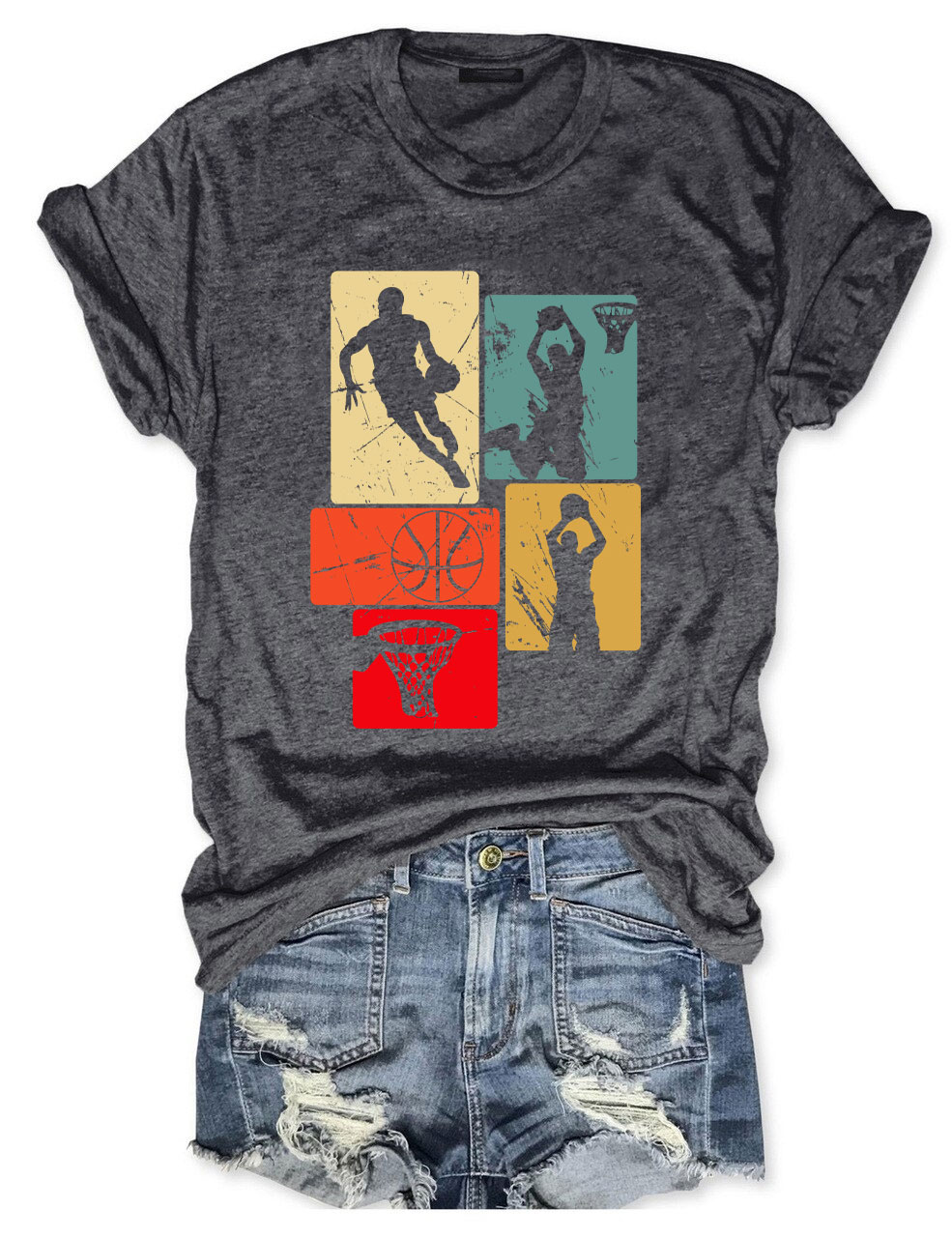 Retro Basketball T-shirt