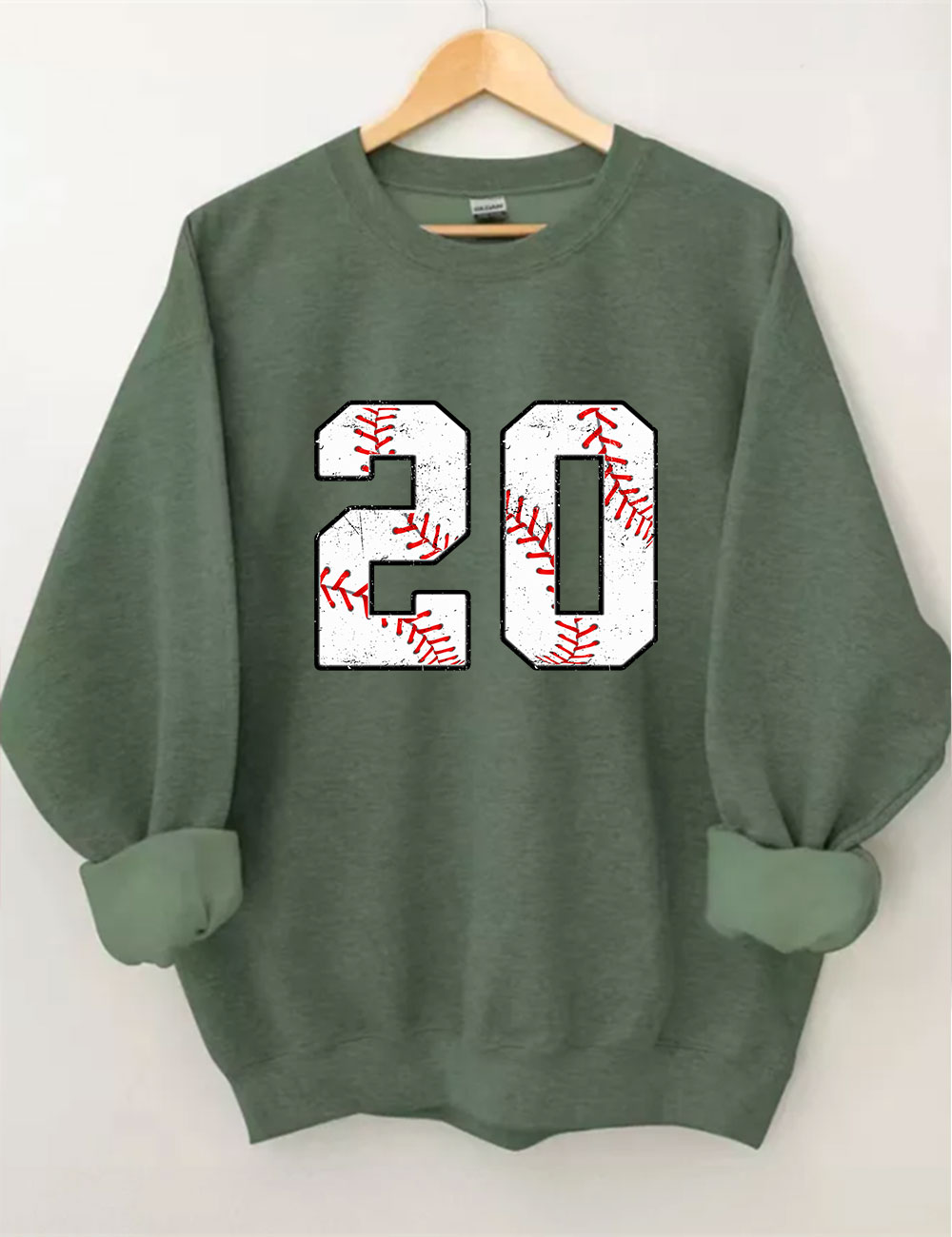 Baseball Customized Number Sweatshirt